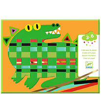 Djeco Kreativt lekset - Papper Fläta - Djur Djeco Kreativt lekset - Papper Fläta - Djur