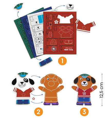 Djeco Creation Set - DIY - Funky Family