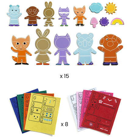 Djeco Creation Set - DIY - Funky Family