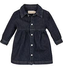 Calvin Klein Jurk - Denim Shirt Dress - Clean Spoelen Blue