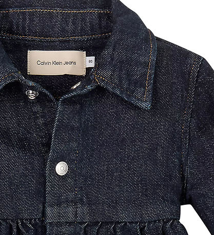 Calvin Klein Dress - Denim Shirt Dress - Clean Rinse Blue