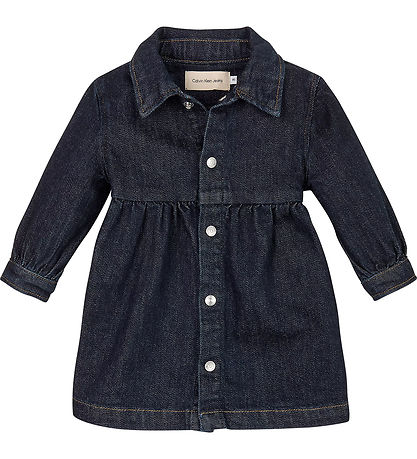 Calvin Klein Dress - Denim Shirt Dress - Clean Rinse Blue