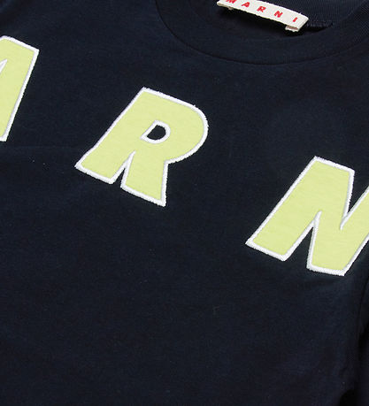 Marni T-shirt - Black w. Yellow