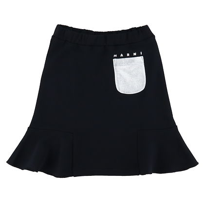 Marni Skirt - Sweat - Black w. Silver Marni Skirt - Sweat - Black w. Silver