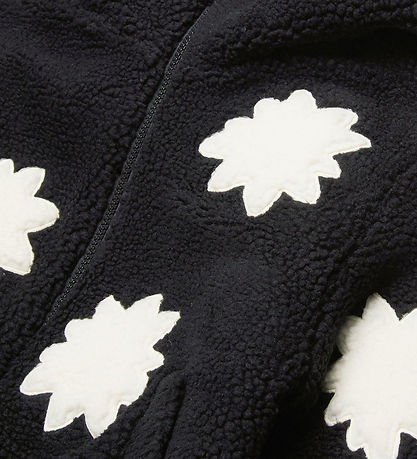 Marni Fleece Jacket - Black w. White