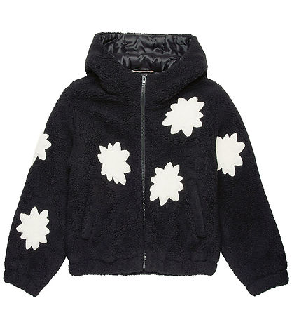 Marni Fleece Jacket - Black w. White