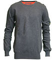 Hound Blouse - Knitted - Dark Grey Melange Hound Blouse - Knitted - Dark Grey Melange