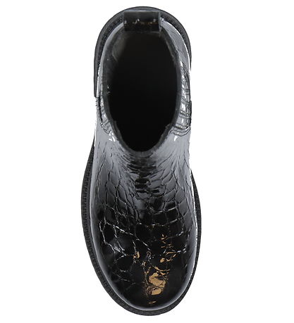 Angulus Boots - Chunky Chelsea - Croco/Black