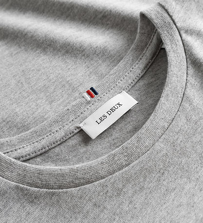 T-Shirt Les Deux - Nørregaard - Grey Melange T-Shirt Les Deux - Nørregaard - Grey Melange