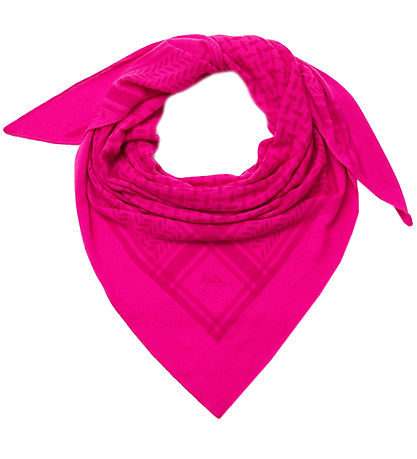 Lala Berlin Scarf - 162x85 - Triangle Trinity - Pink/Azaela