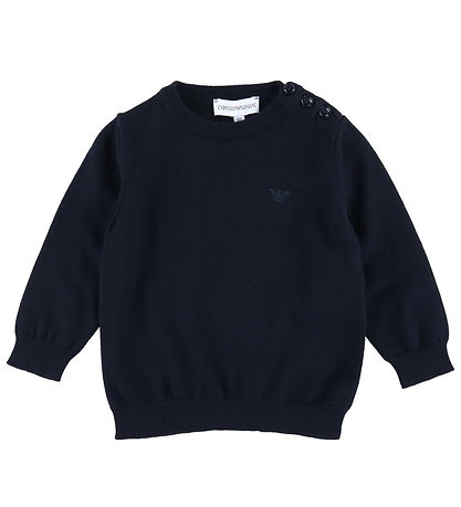 Emporio Armani Blouse - Knitted - Navy