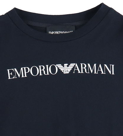 Emporio Armani Bluse - Navy/Weiß