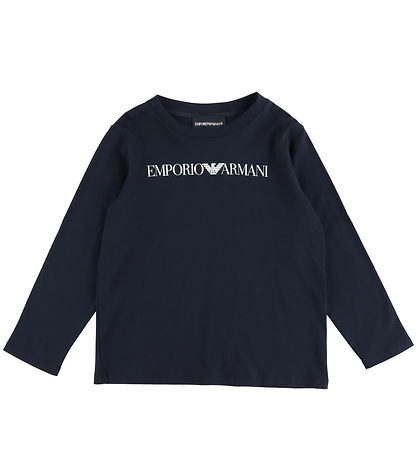 Emporio Armani Bluse - Navy/Weiß
