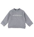 Emporio Armani Sweatshirt - Grey Melange w. White