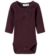 Name It Bodysuit L/æ - NbfLusai - Plum Perfect