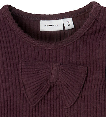 Body m/l Name It - NbfLusai - Plum Parfait