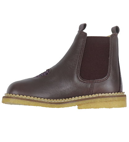 Angulus Boots - Chelsea - Aubergine/Table Angulus Boots - Chelsea - Aubergine/Table