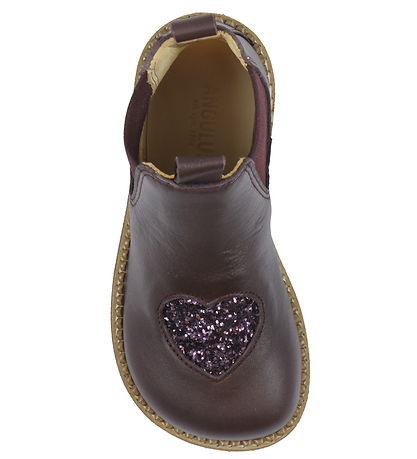 Angulus Boots - Chelsea - Aubergine/Table Angulus Boots - Chelsea - Aubergine/Table