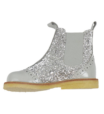 Angulus Boots - Chelsea - Gray w. Glitter