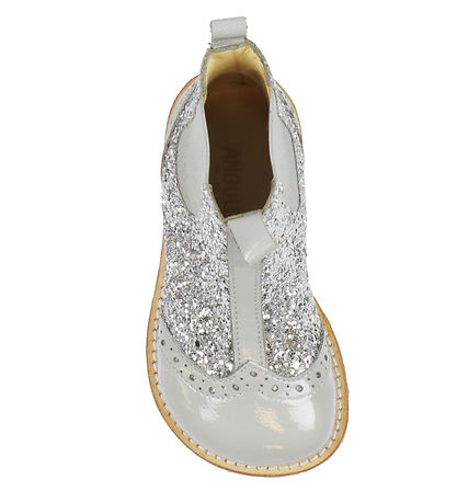 Angulus Boots - Chelsea - Gray w. Glitter