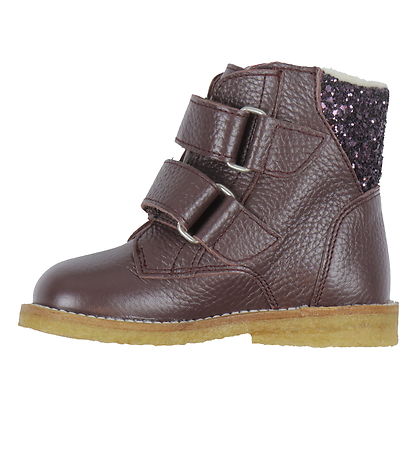 Angulus Prewalker Boots w. Lining - Tex - Aubergine