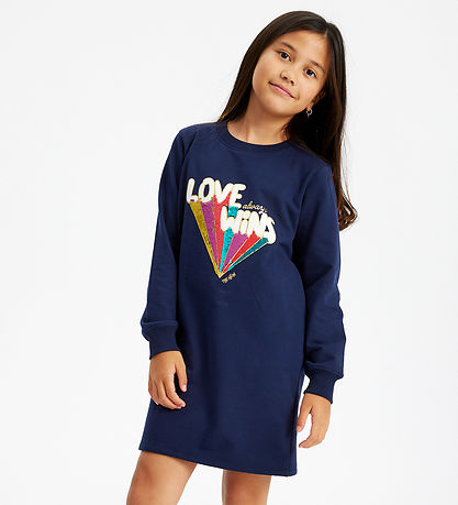 The New Sweatklänning - TnLing - Marinblå Blazer