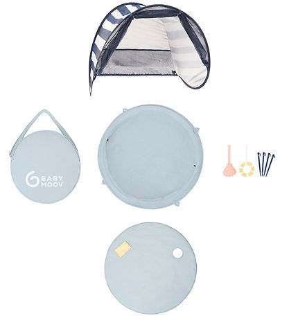 Babymoov Beach tent/Sponge pool - Aquani - UV50+ - Blue Waves Babymoov Beach tent/Sponge pool - Aquani - UV50+ - Blue Waves