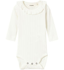 Lil' Atelier Bodysuit L/æ - NbfRachel - Noos - Coconut Milk Lil' Atelier Bodysuit L/æ - NbfRachel - Noos - Coconut Milk