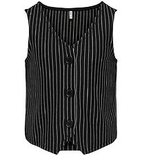 Kids Only Waistcoat - CookBlair - Black/Cloud Dancer Kids Only Waistcoat - CookBlair - Black/Cloud Dancer