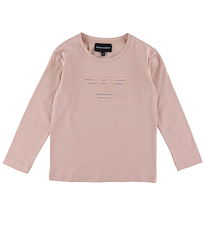 Emporio Armani Blouse - Rose Smoke w. Logo/Rivets