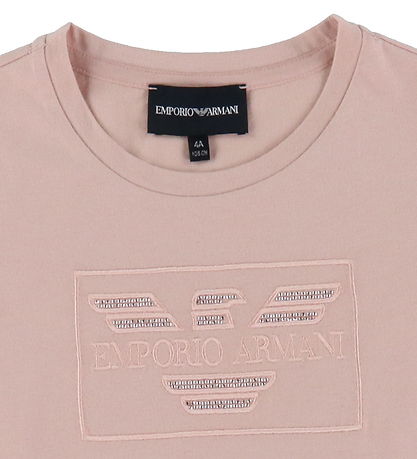 Emporio Armani Blouse - Rose Smoke w. Logo/Rivets