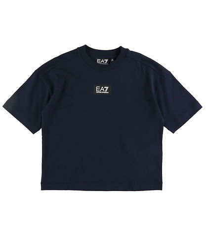EA7 T-shirt - Armani Blue w. Print