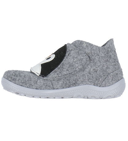 Superfit Hausschuhe - Wolle - Happy - Grau/Schwarz