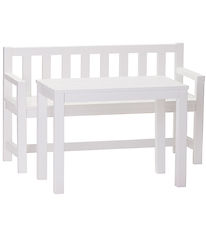 Kids Concept Gartenset - Holz - 90x33x55/60x35x45 cm - Weiß Kids Concept Gartenset - Holz - 90x33x55/60x35x45 cm - Weiß