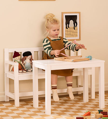 Kids Concept Garden set - Wood - 90x33x55/60x35x45 cm - White