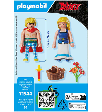 Playmobil Asterix - Tragicomix and Panacea - 71544 - 14 Parts