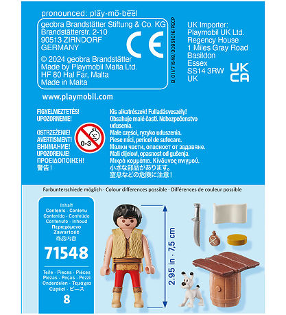 Playmobil Asterix - Boneywasawarriorwayayix - 71548 - 8 Parts
