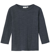 Name It Blouse - Wool - NmmWang - Ombre Blue Name It Blouse - Wool - NmmWang - Ombre Blue