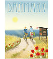 Vissevasse Poster - 30x40 cm - Denmark - Summer life Vissevasse Poster - 30x40 cm - Denmark - Summer life