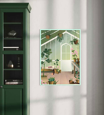 Vissevasse Picture frame - Wood - 30x40 cm - Spring Green