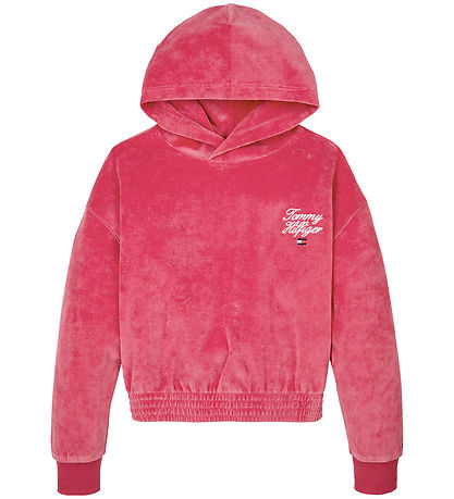 Tommy Hilfiger Hoodie - Velvet - Script - Heritage Pink