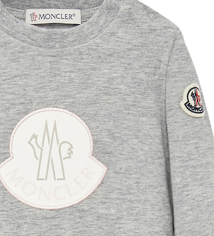 Moncler Bluse - Grau Meliert Moncler Bluse - Grau Meliert