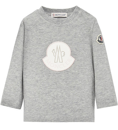Moncler Bluse - Grau Meliert Moncler Bluse - Grau Meliert