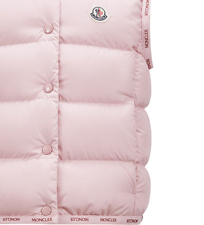 Moncler Down Vest - Badia - Pastel Pink Moncler Down Vest - Badia - Pastel Pink