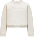 Moncler Sweatshirt - Cropped - Cream Moncler Sweatshirt - Cropped - Cream