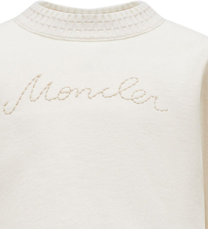 Moncler Sweatshirt - Cropped - Cream