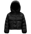 Moncler Down Jacket w. Fleece - Audrieu - Black Moncler Down Jacket w. Fleece - Audrieu - Black