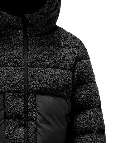 Moncler Down Jacket w. Fleece - Audrieu - Black Moncler Down Jacket w. Fleece - Audrieu - Black
