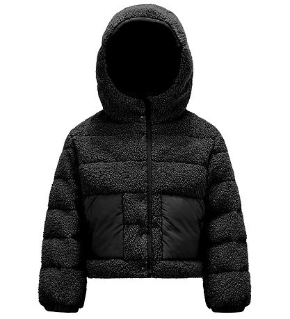 Moncler Down Jacket w. Fleece - Audrieu - Black Moncler Down Jacket w. Fleece - Audrieu - Black