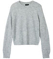 LMTD Blouse - Noos - Knitted - NlfLodet - Light Grey Melange/14- LMTD Blouse - Noos - Knitted - NlfLodet - Light Grey Melange/14-